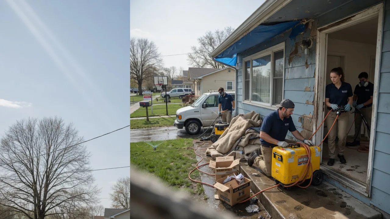 Basement Flood Cleanup in Nolan, TX near me